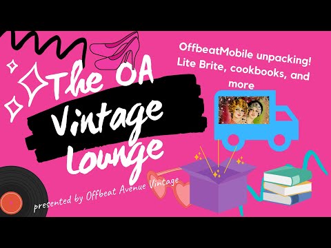 Vintage Haul   Lite Brite, Cookbooks, Sears Sewing Machine and More