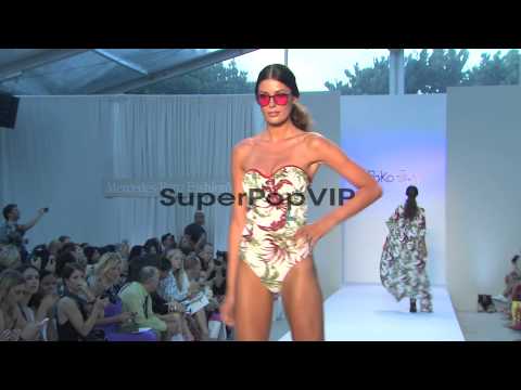 Models walk the runway during the Poko Pano swimwear 2013...