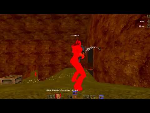 Big Daddys WORST Round Waterfall Map lol Quake 2 Rocket Arena — 2018