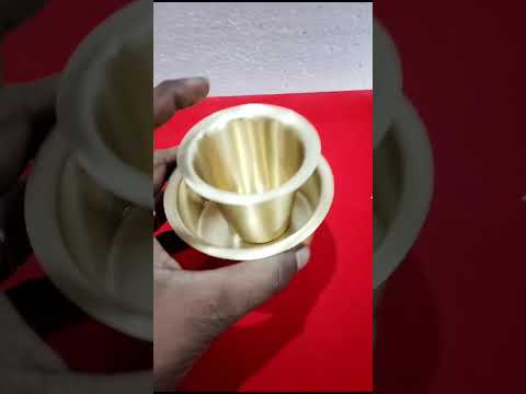 Brass davara tumbler set