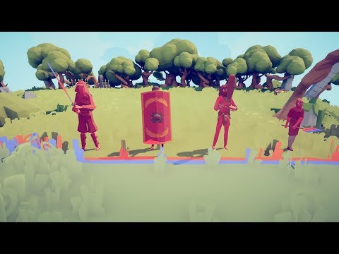 TABS | Samurai + Shield Bearer + Clubber + Farmer VS Every Unit