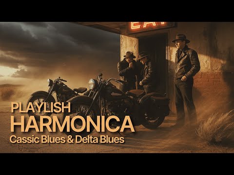 Slow Blues Harmonica Music – Delta Blues Instrumental & Chicago Blues Harmonica Jam