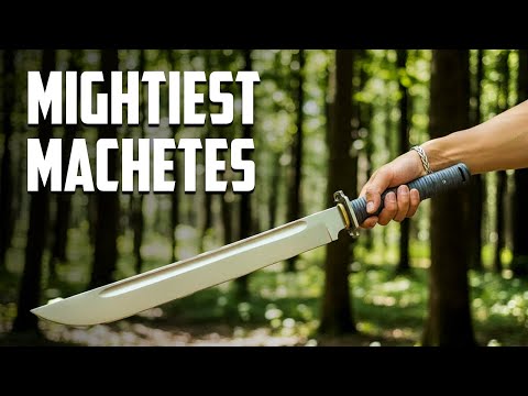 25 Mightiest Machetes for Survival & Self Defense | Brazilian Machete or Japanese Nata?