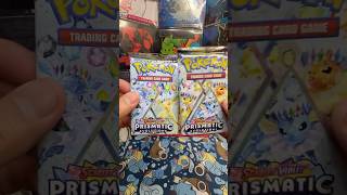 Prismatic Evolutions 2 Packs!!#pokemon #prismaticevolutions #shorts #unboxing