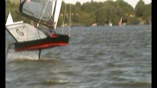 preview picture of video 'Bladerider Sailing -  Segeln Bostalsee'