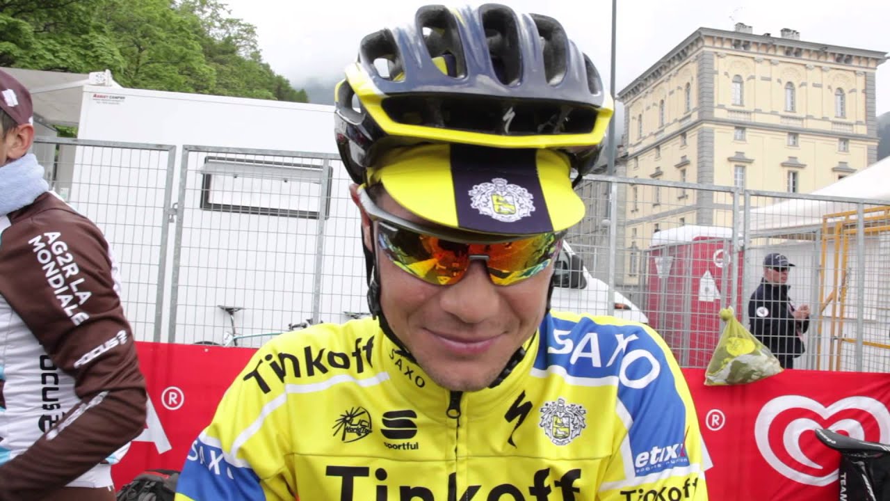 Giro d'Italia: Nicolas Roche stage 14 reaction - YouTube
