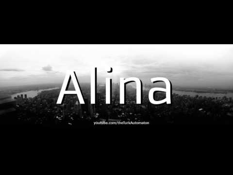 How to pronounce Alina in Spanish