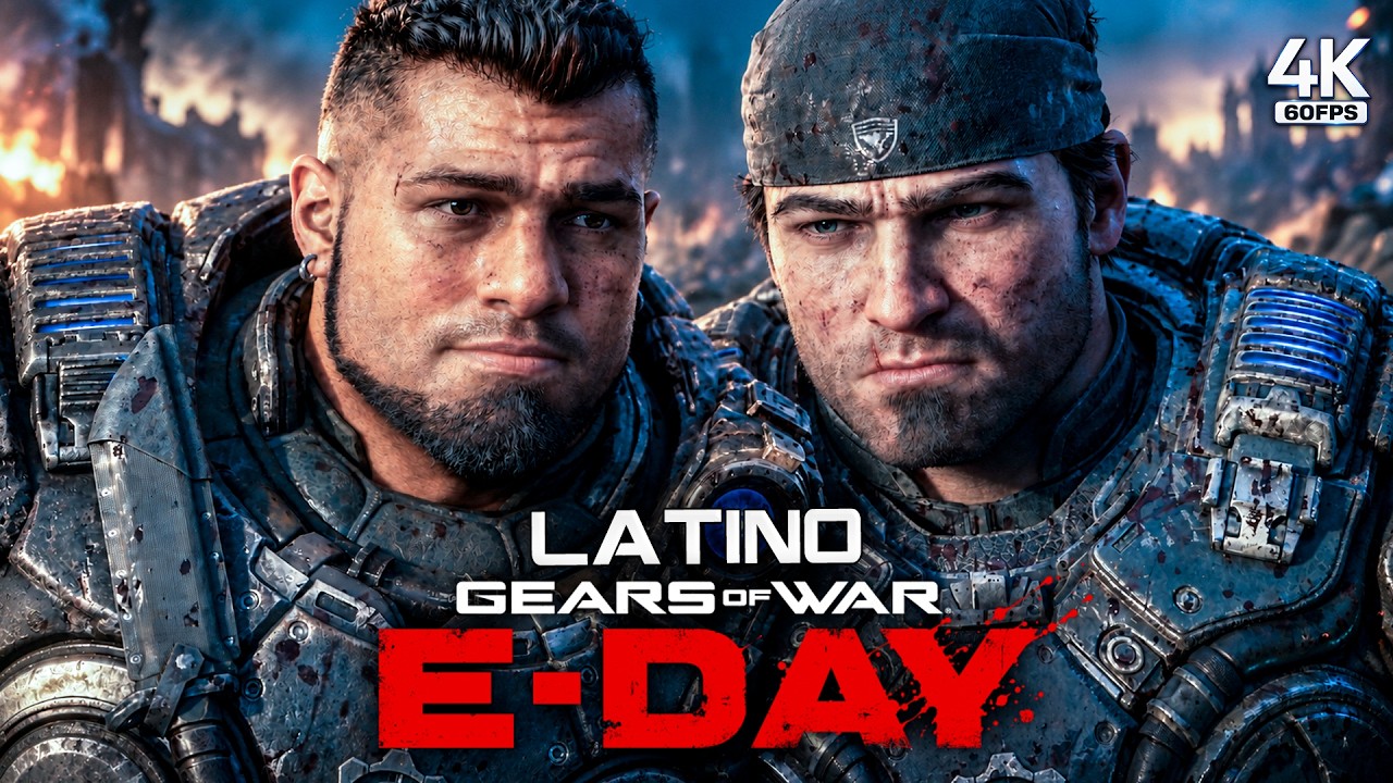 GEARS OF WAR: E-DAY Película Completa en Español Latino | La Historia del Día de la Emergencia