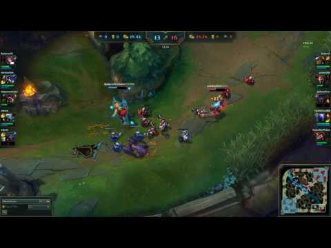 Kled Kicking Butt at Bot lane as Support