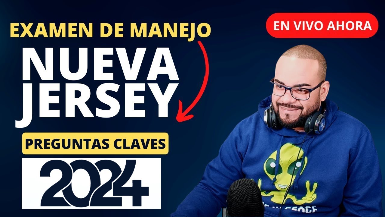 2023 TOMANDO EL EXAMEN TEORICO DE MANEJO NEW JERSEY I PREGUNTAS QUE MÁS SALEN 1