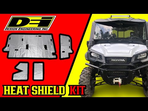 DEI HEAT SHIELD - INSTALL AND REVIEW - 2021 HONDA PIONEER 1000-5 | NO MORE HOT CAB ISSUE | UTV/SXS