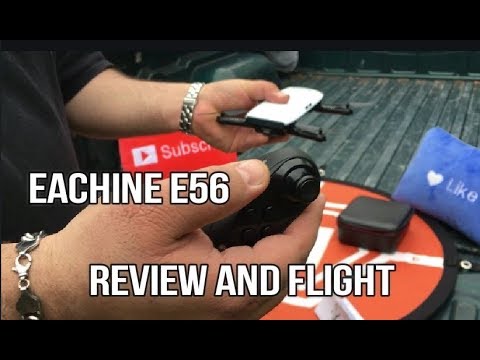 Eachine E56 720p Folding WIFI FPV Selfie Drone With Gravity Sensor Review And Flight