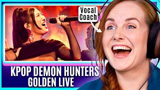 Download lagu Golden - They FINALLY Sang It Live | EJAE Vocal Coach Analysis | KPop Demon Hunters Reaction mp3