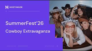 Hostinger SummerFest'26 - Cowboy Extravaganza