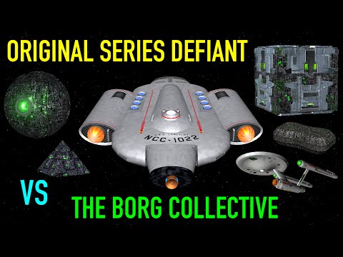 Original Series Defiant Class VS The Borg Collective - Star Trek Starship Battles
