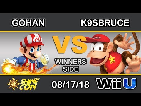 Shine Con 2018 - NXT | Gohan (Mario) Vs. TR | K9sbruce (Diddy) Winners Side - Smash 4