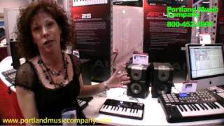 Video thumbnail for Akai SynthStation 25 , IPK-25 with the Akai iPhone synth App and the new Akai APC 20 by portlandmusic