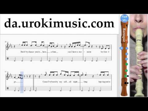 Blokfløjteundervisning (Barok) Adele - When We Were Young Uddannelse Metode Del 2 um-i246