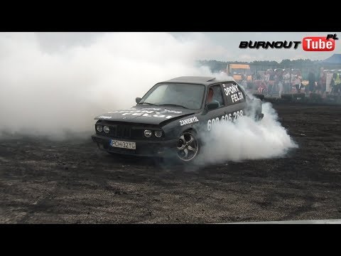 Finał pokazu mocy STREET - BMW E30 325 "STERYD" - XX Ogólnopolski Zlot BMW Toruń 2017