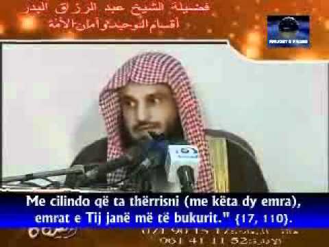 Teuhidi dhe Pjeset e Tij - Abdurrezak el Bedr el Abbad