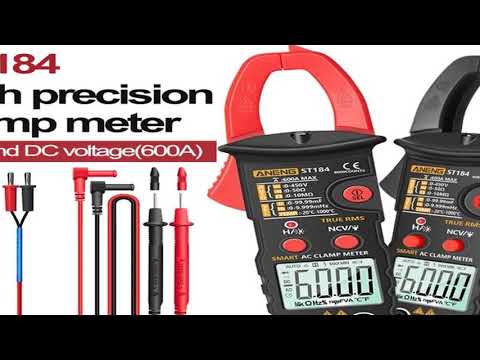 ANENG ST184 Digital Clamp Multimeter Meter 6000 Counts Professional True RMS AC/DC Voltage Current T