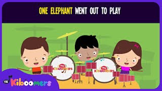 One Elephant Went Out to Play Lyric Video - The Kiboomers Preschool Songs &amp; Nursery Rhymes