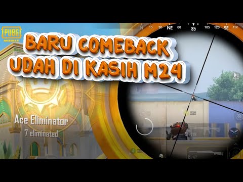 BARU COMEBACK UDAH DI KASIH M24 + CHICKEN!! - PUBG MOBILE INDONESIA BENNYMOZA