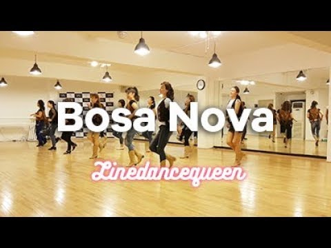 Bosa Nova Line Dance (Phil Dennington) Beginner / Intermediate rumba Demo & Count