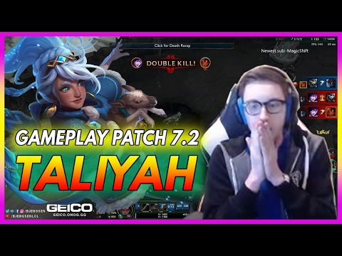 387. Bjergsen Taliyah vs Morgana Mid - February 5th, 2017 - Patch 7.2 Season 7