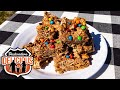 Chocolate Chex Peanut Butter Bars | Blackstone Griddle