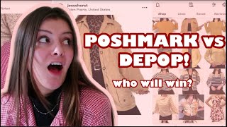 POSHMARK vs. DEPOP! Where to Sell Your Clothes Online to Make the Most Money, & Which I Prefer!