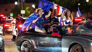 Cape Verde drew Uruguay at the World Cup in June; Brockton, Massachusetts watch party erupted in celebration
