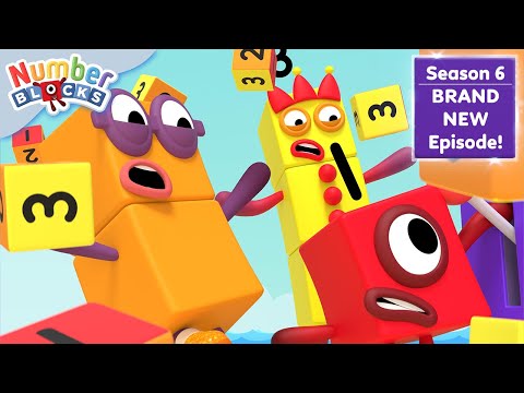 ❄️🎲 Ice and Dice | Season 6 Full Episode 3 ⭐ | Learn to Count | @Numberblocks