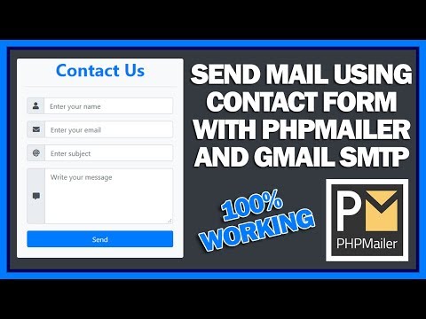 Send Mail Using Contact Form With PHPMailer and Gmail SMTP On Live Hosting Server