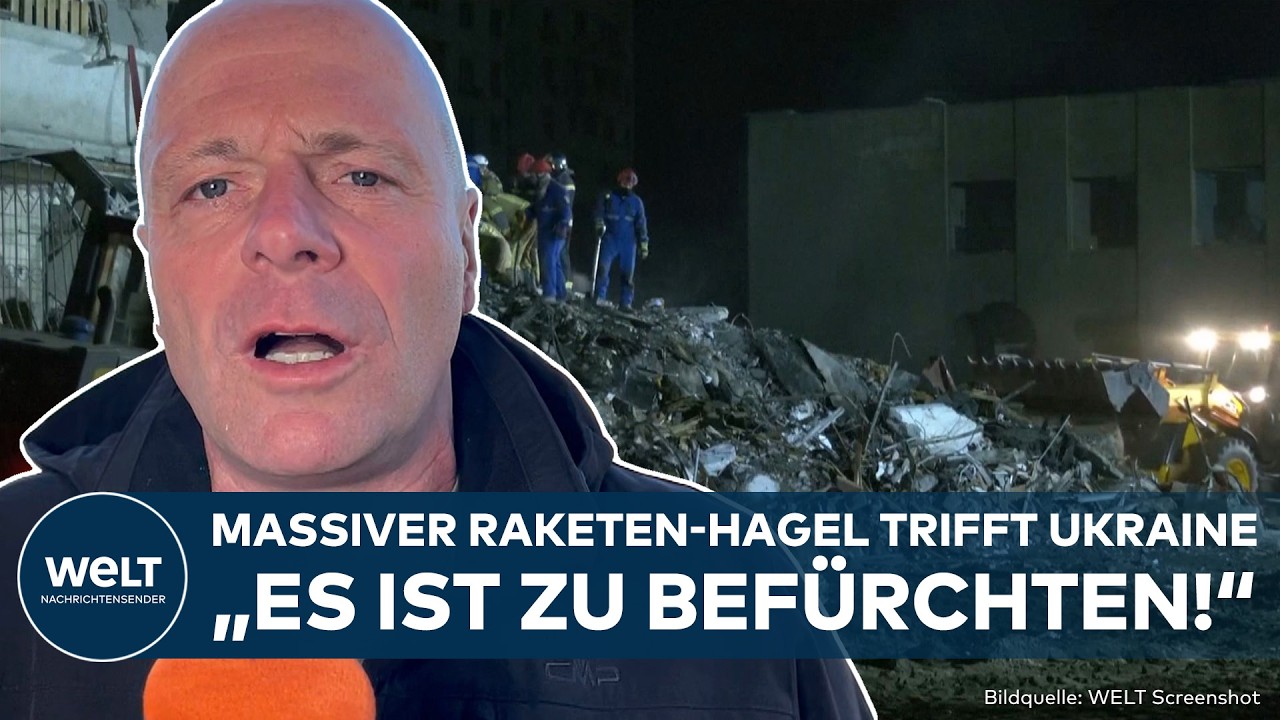 PUTINS KRIEG: Russland feuert massiv auf Ukraine! Rakete trifft Wohnhaus! Viele Tote in Kiew