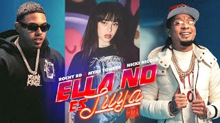 Kadr z teledysku Ella No Es Tuya tekst piosenki Rochy RD x Myke Towers x Nicki Nicole