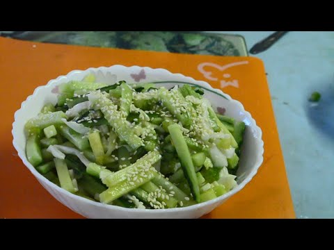 ОГУРДЫНЯ. Изумительный салат из чудесного плода.