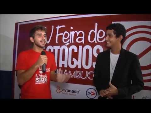 Entrevista com Rodrigo Solano na IV Feira de Estágios de Pernambuco (27.03.2014) 