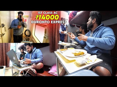 ₹14000 1st CLASS COUPE Experience | 28 Hours Train Travel | Chennai to Delhi | Duronto Express |
