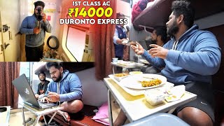 ₹14000 1st CLASS COUPE Experience | 28 Hours Train Travel | Chennai to Delhi | Duronto Express |