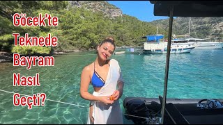 Göcek'te Teknede Bayram Nasıl Geçti? Hamam, Binlik, Martı, Kille, Kitle Koyları.