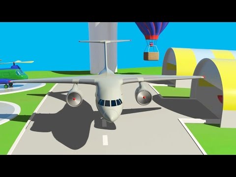 Cartoni Animati per Bambini - All'aeroporto: Un aereo per i passeggeri (Boeing)