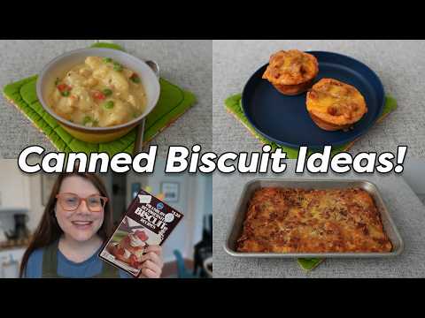 TRY THESE Quick and Easy canned biscuit dough ideas from Pillsbury!