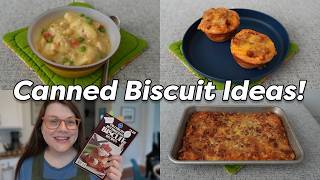 TRY THESE Quick and Easy canned biscuit dough ideas from Pillsbury!