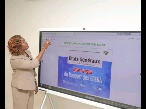Cérémonie de mise en ligne du rapport des États Généraux de L’Éducation Nationale (EGENA)