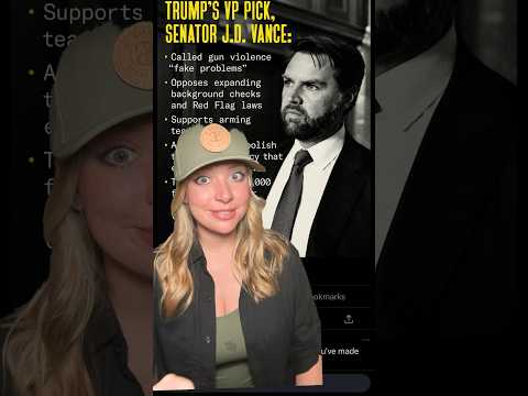 Trump’s VP Pick Has Gun Control Groups Furious! #2ndamendment #shortsvideo #shortsfeed #shorts Thumbnail