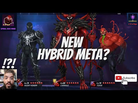 SYMBIOTES TAKE OVER THE TIMELINE BATTLE - CARNAGE T4 HYBRID REVIEW - AT ON RAGE| Marvel Future Fight