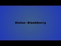 Aleise - Blackberry ( Produced By Chris&Teeb ...