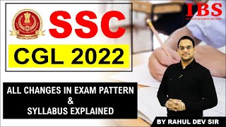 SSC CGL 2022-23 #ssccgl2022  #exampattern #syllabus Preparation Strategy. SSC Coaching-IBS Institute