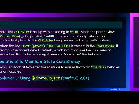 Solving the @ Binding Issue in SwiftUI: How to Keep Your Child View Working Smoothly